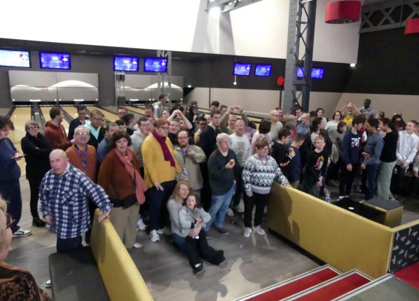 photo de groupe à la fête