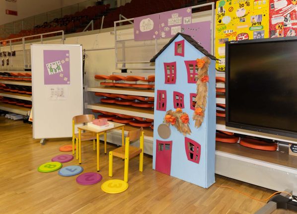 Forum salariés : stand village du CAMSP