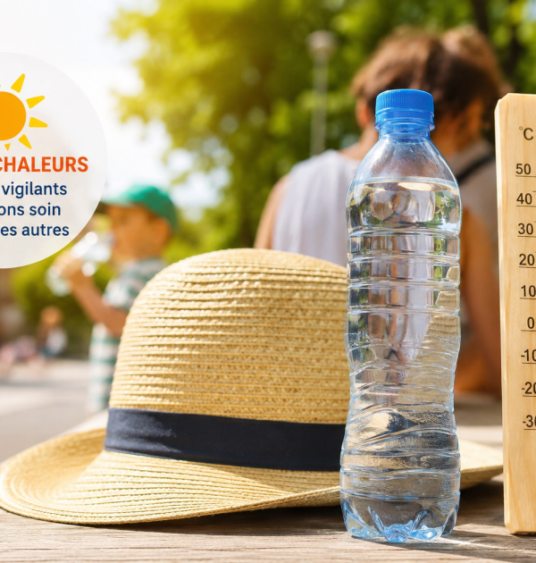 Prévention chaleur chapeau eau
