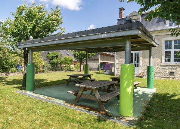 DAME Bourges - terrasse couverte extérieure