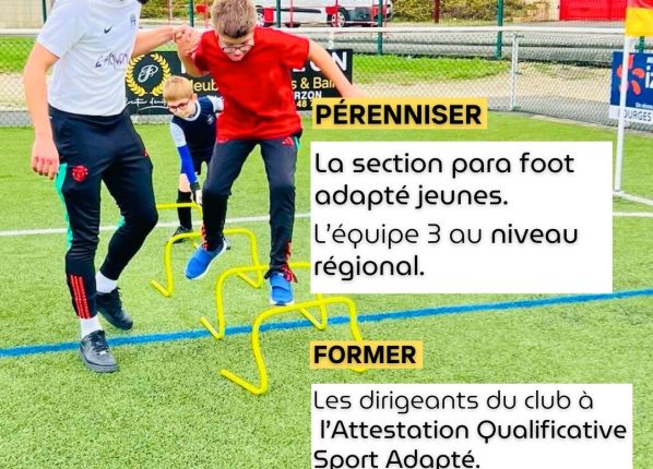Flyer de l'ES Trouy sport adapté aux personnes avec handicap