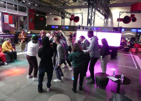 L'espace danse de la fête