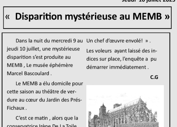Affiche escape game